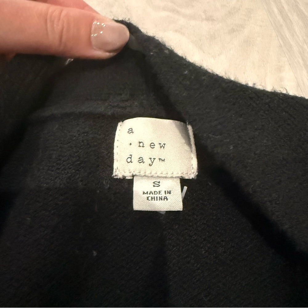 A New Day Black Cardigan Size Small - Picture 2 of 5